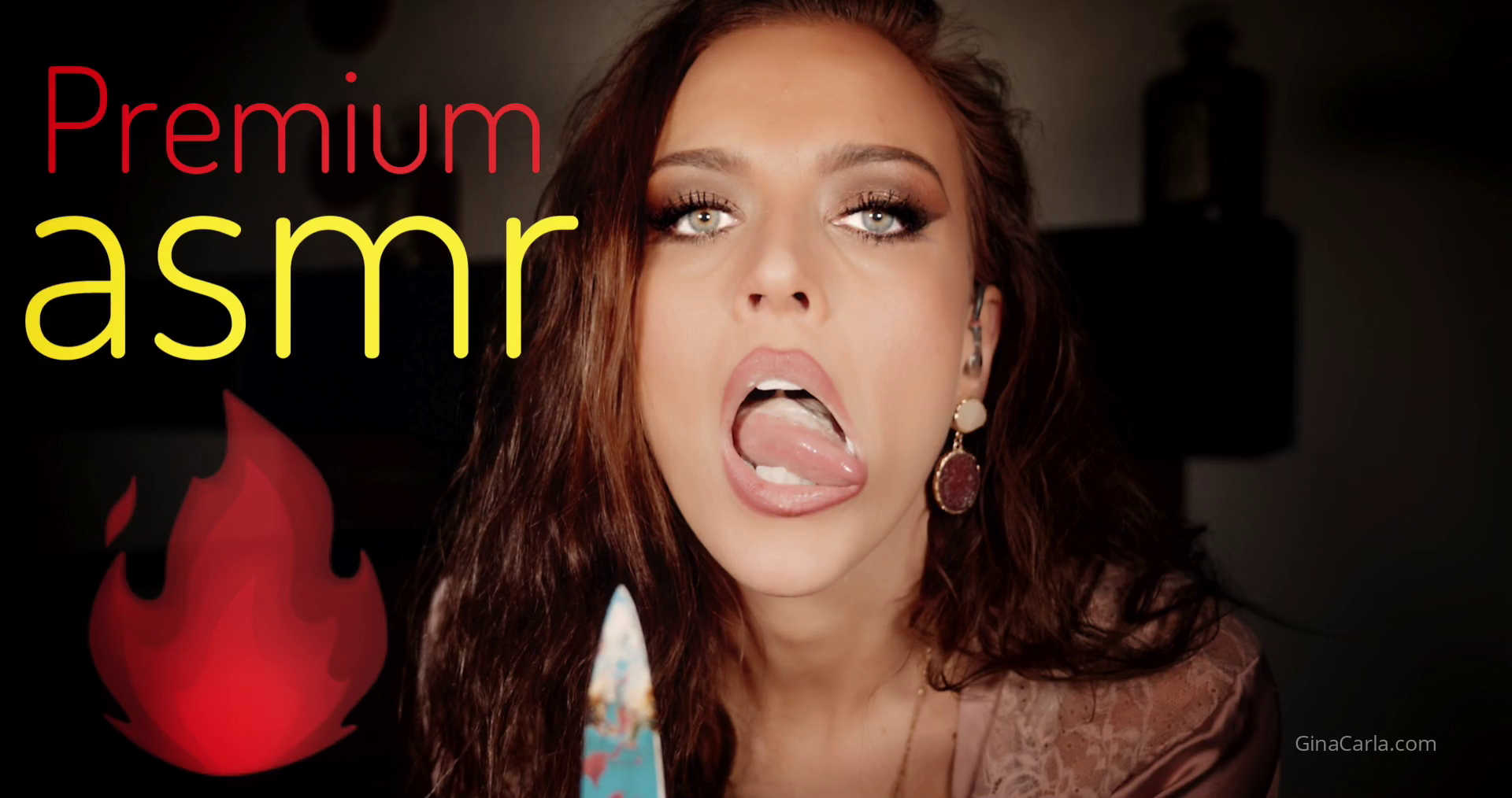 Gina Carla Premium ASMR Let’s Eat Dirty Video Leaked - Internet Chicks.