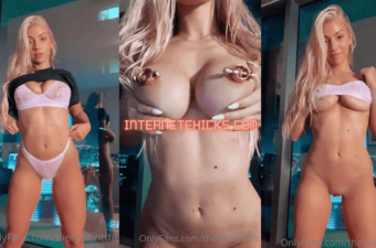 Therealbrittfit Nipple Clamps Onlyfans Video Leaked