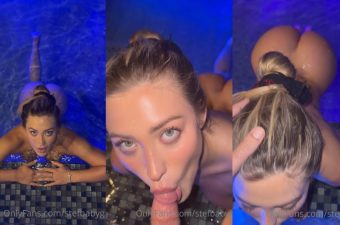 Stefanie Knight Pool Blowjob Video Leaked