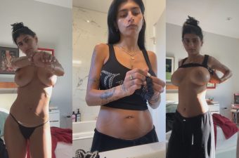 Mia Khalifa Changing Clothes Video Leaked